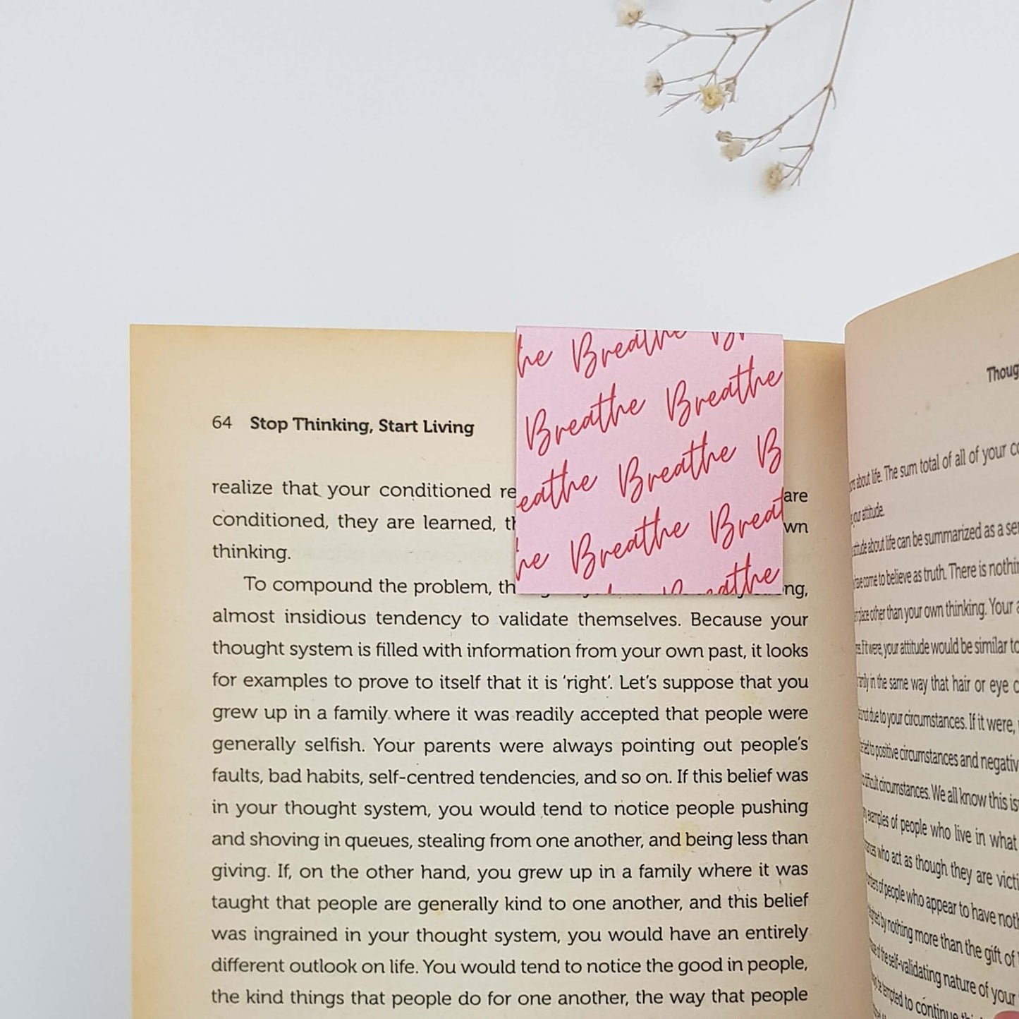 Breathy Flower Magnetic Bookmark