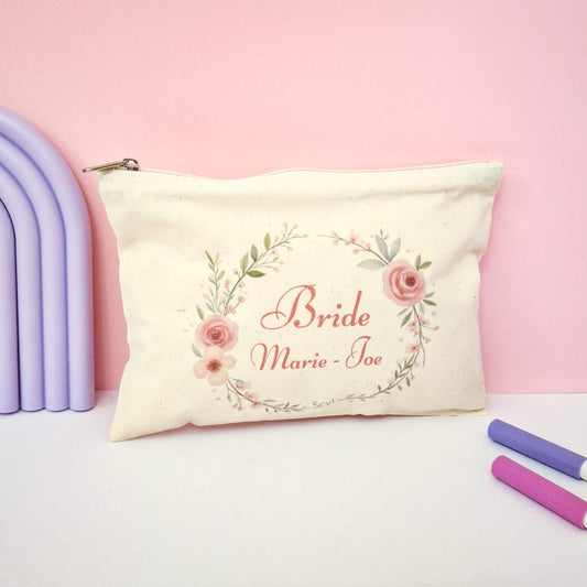 Bride to Be Customized Pouch