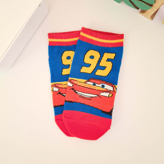 Cars Socks - Blue & Red - Age 7-9
