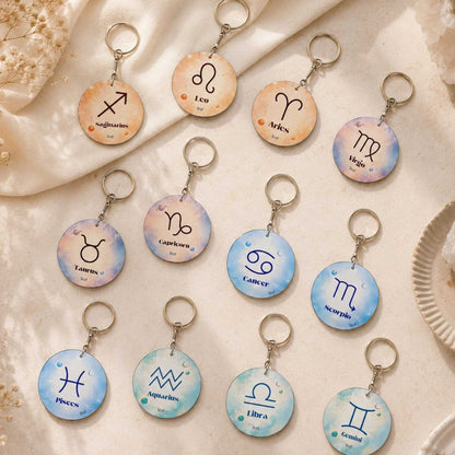 Customized Zodiac Keychain