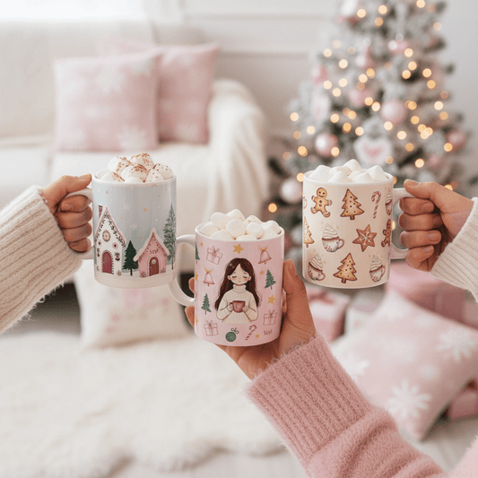 Christmas Mugs Set