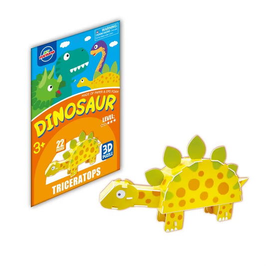 3D Puzzle - Dinosaur - Triceratops