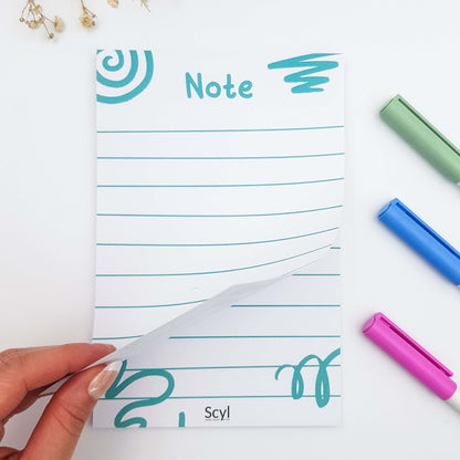 Doodle Notepad - Green