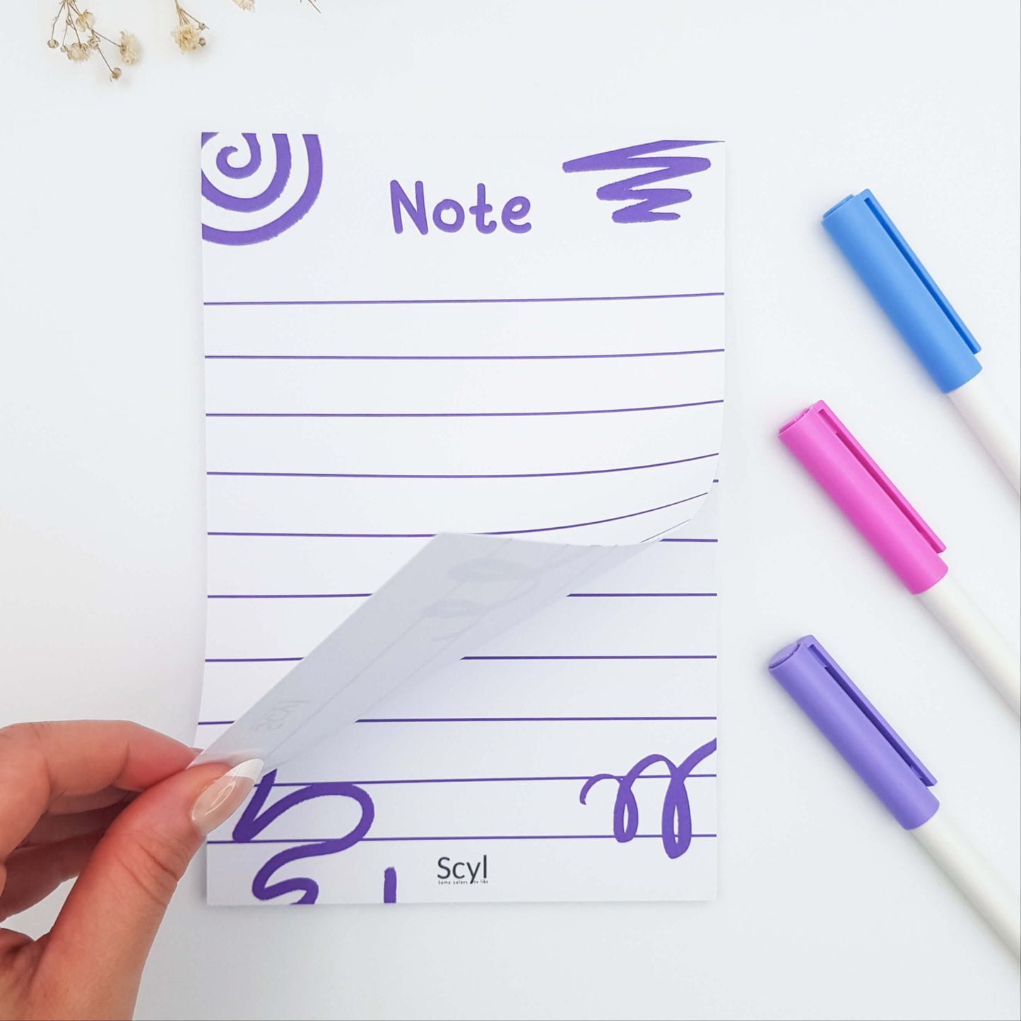 Doodle Notepad - Purple
