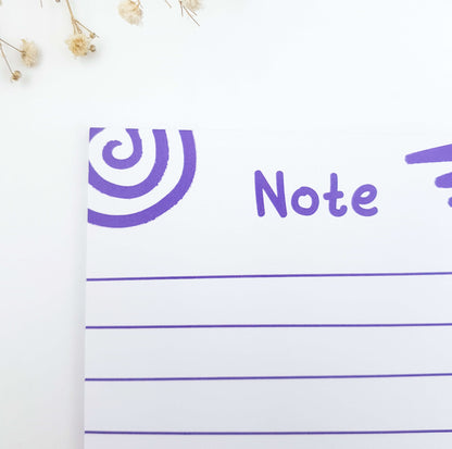 Doodle Notepad - Purple