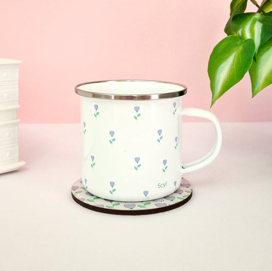 Dreamy Flower - Enamel Mug