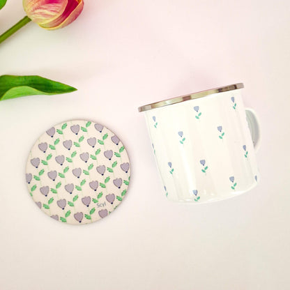 Dreamy Flower - Enamel Mug