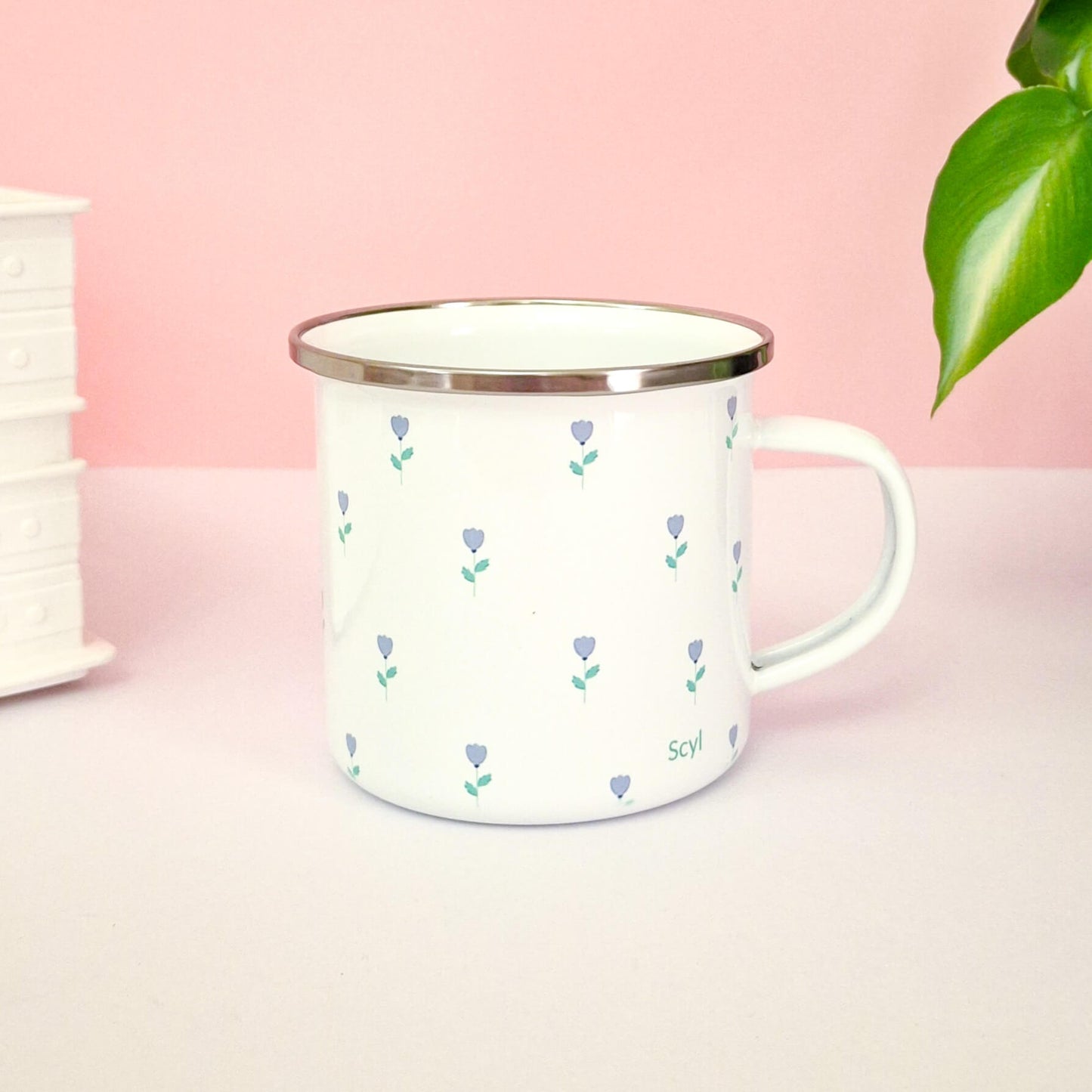 Dreamy Flower - Enamel Mug