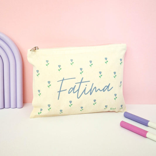 Dreamy Flower Customized Pouch