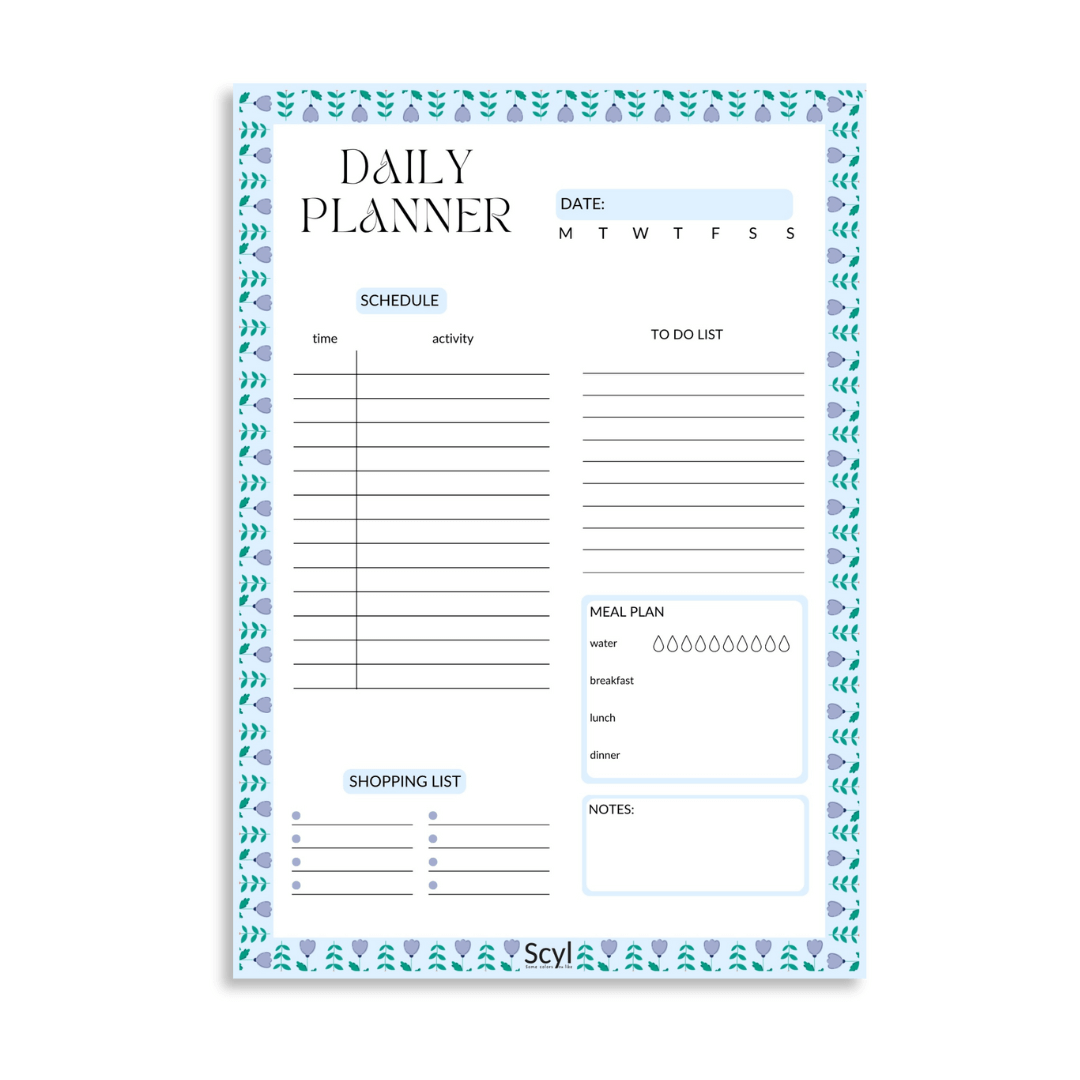Dreamy Flower Daily Planner