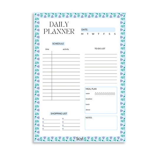 Dreamy Flower Daily Planner