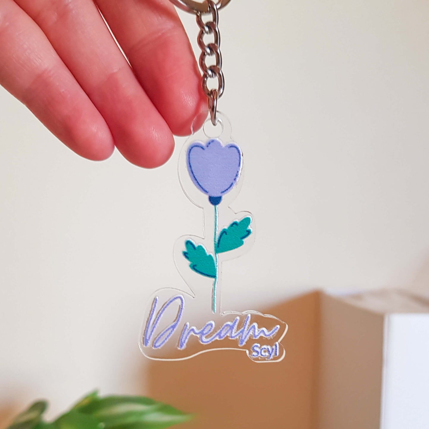 Dreamy Flower Keychain