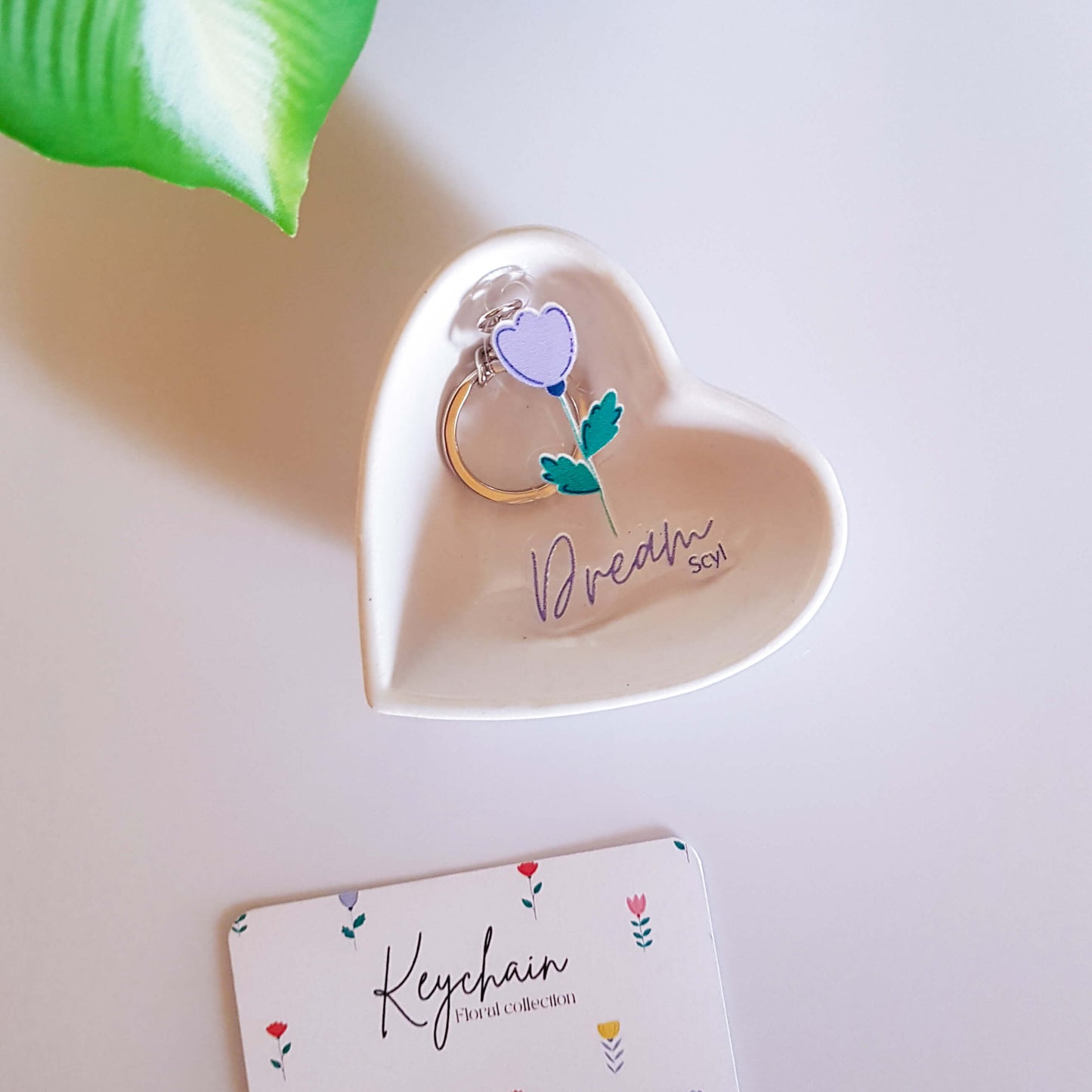 Dreamy Flower Keychain