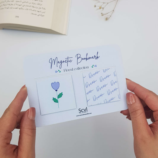 Dreamy Flower Magnetic Bookmark