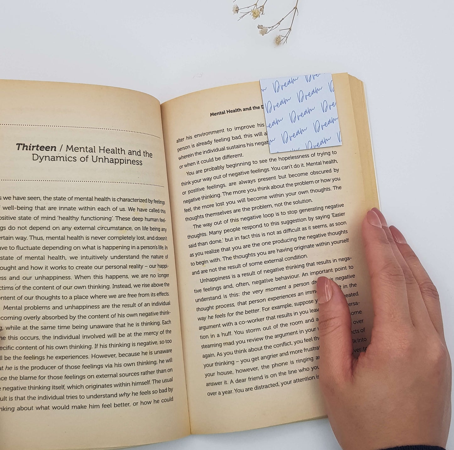 Dreamy Flower Magnetic Bookmark