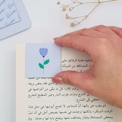 Dreamy Flower Magnetic Bookmark
