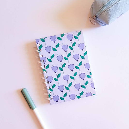 Dreamy Flower Pattern Notebook