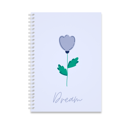 Dreamy Flower University Notebook A4