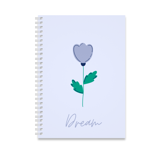 Dreamy Flower University Notebook A4
