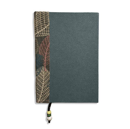 Fabric Spine Notebook Dark Green