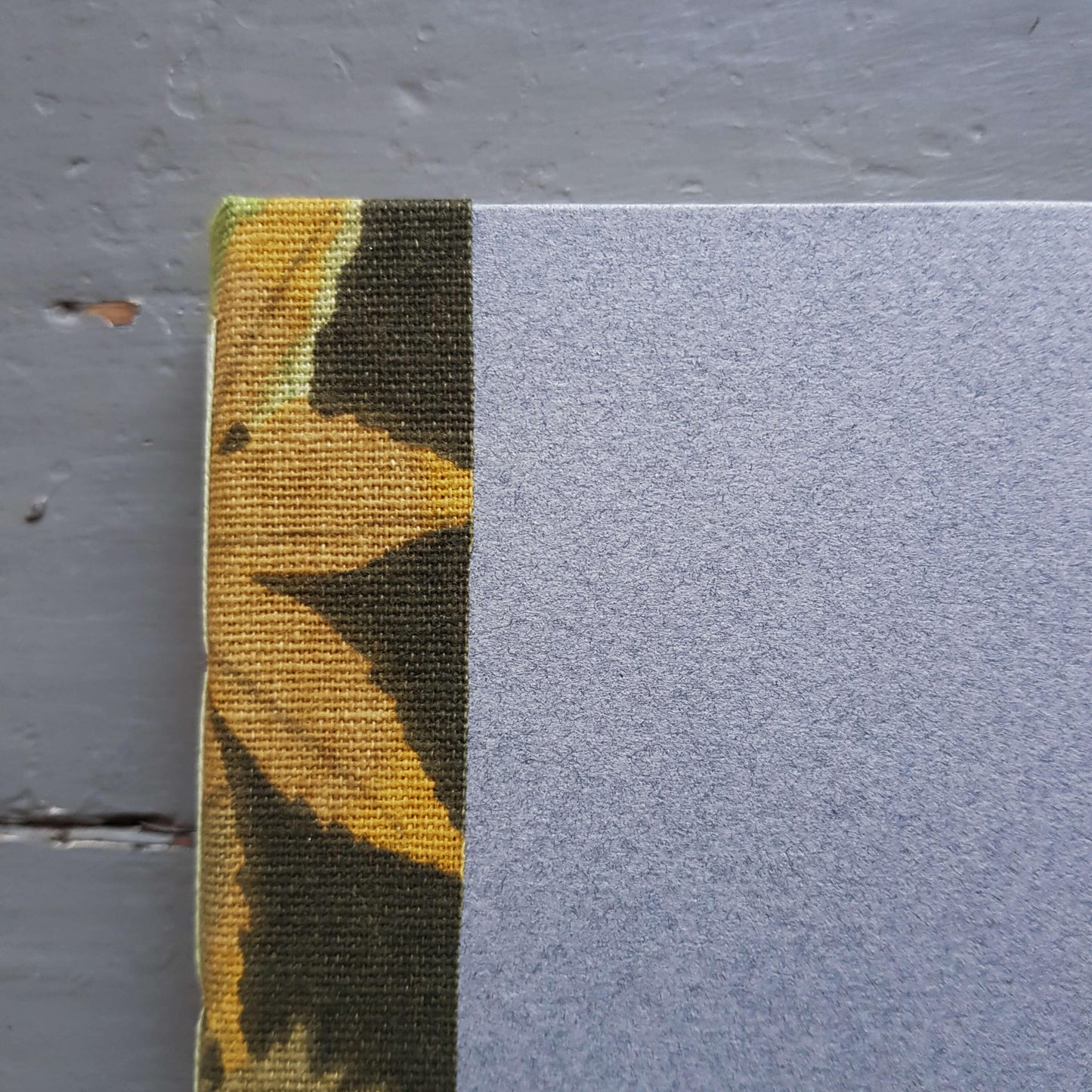 Fabric Spine Notebook Grey