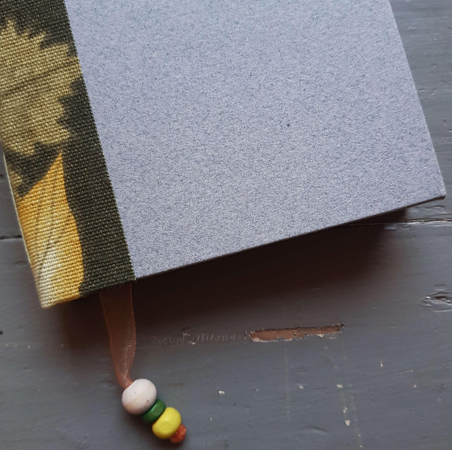 Fabric Spine Notebook Grey