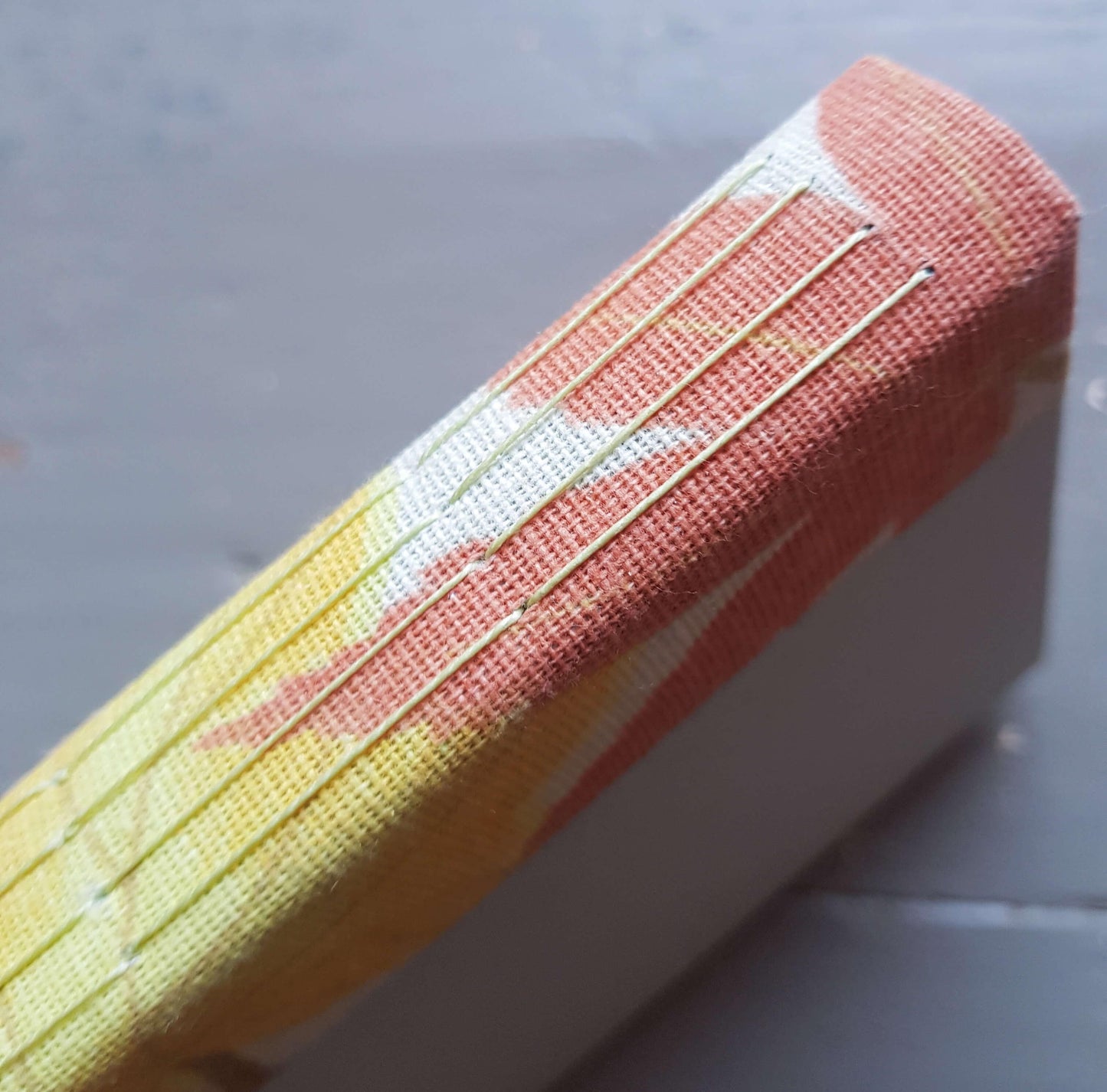 Fabric Spine Notebook Light Blue