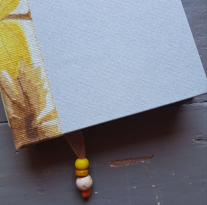 Fabric Spine Notebook Light Blue