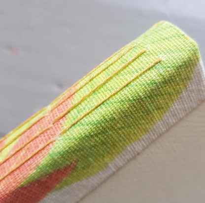 Fabric Spine Notebook Light Green