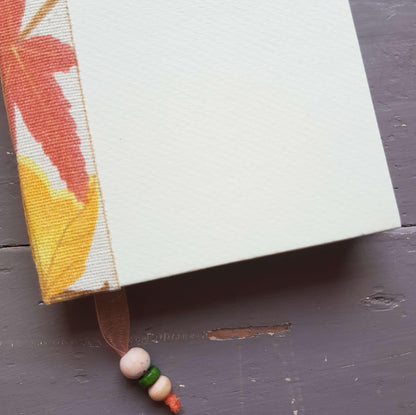 Fabric Spine Notebook Light Green