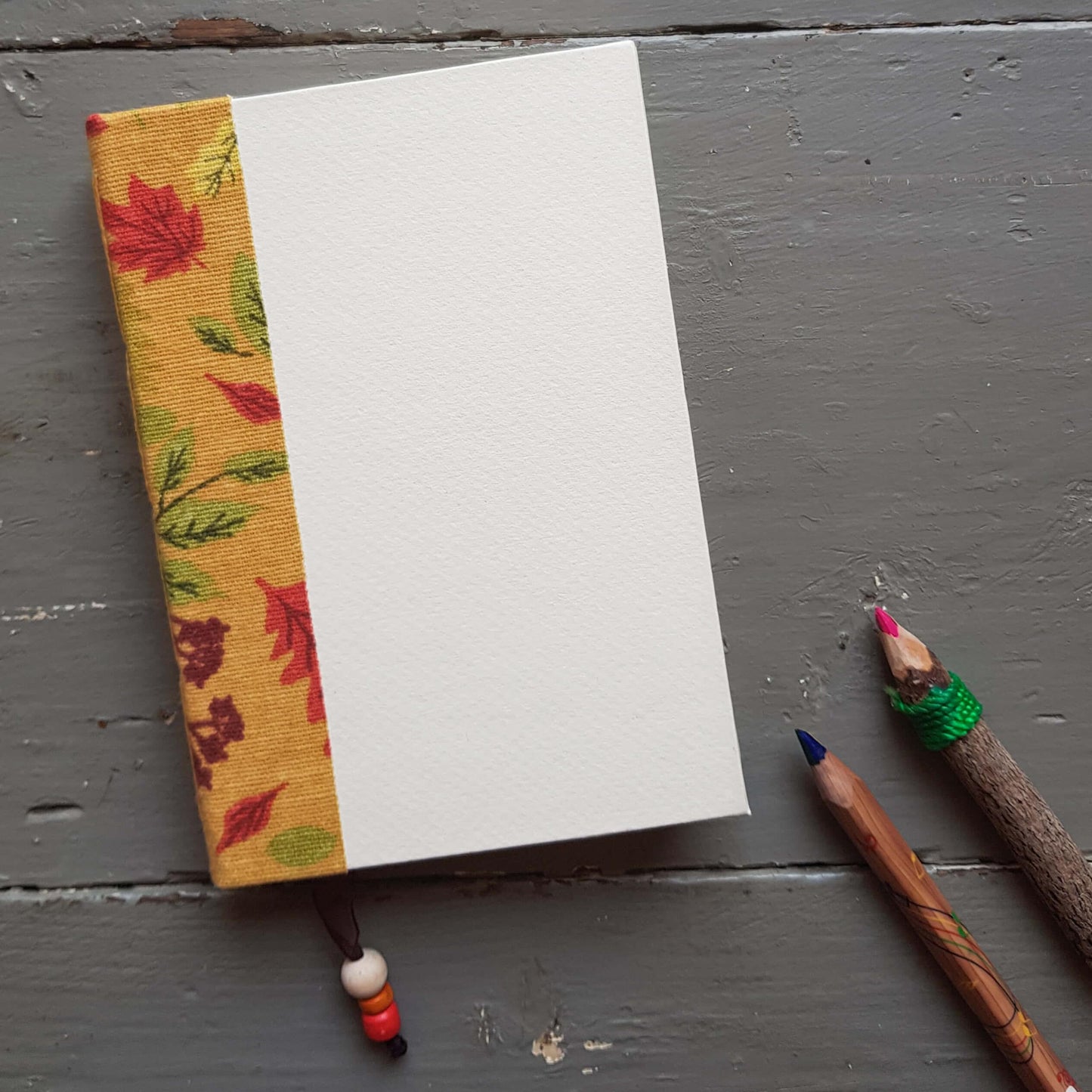 Fabric Spine Notebook Off White