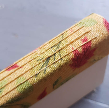 Fabric Spine Notebook Off White