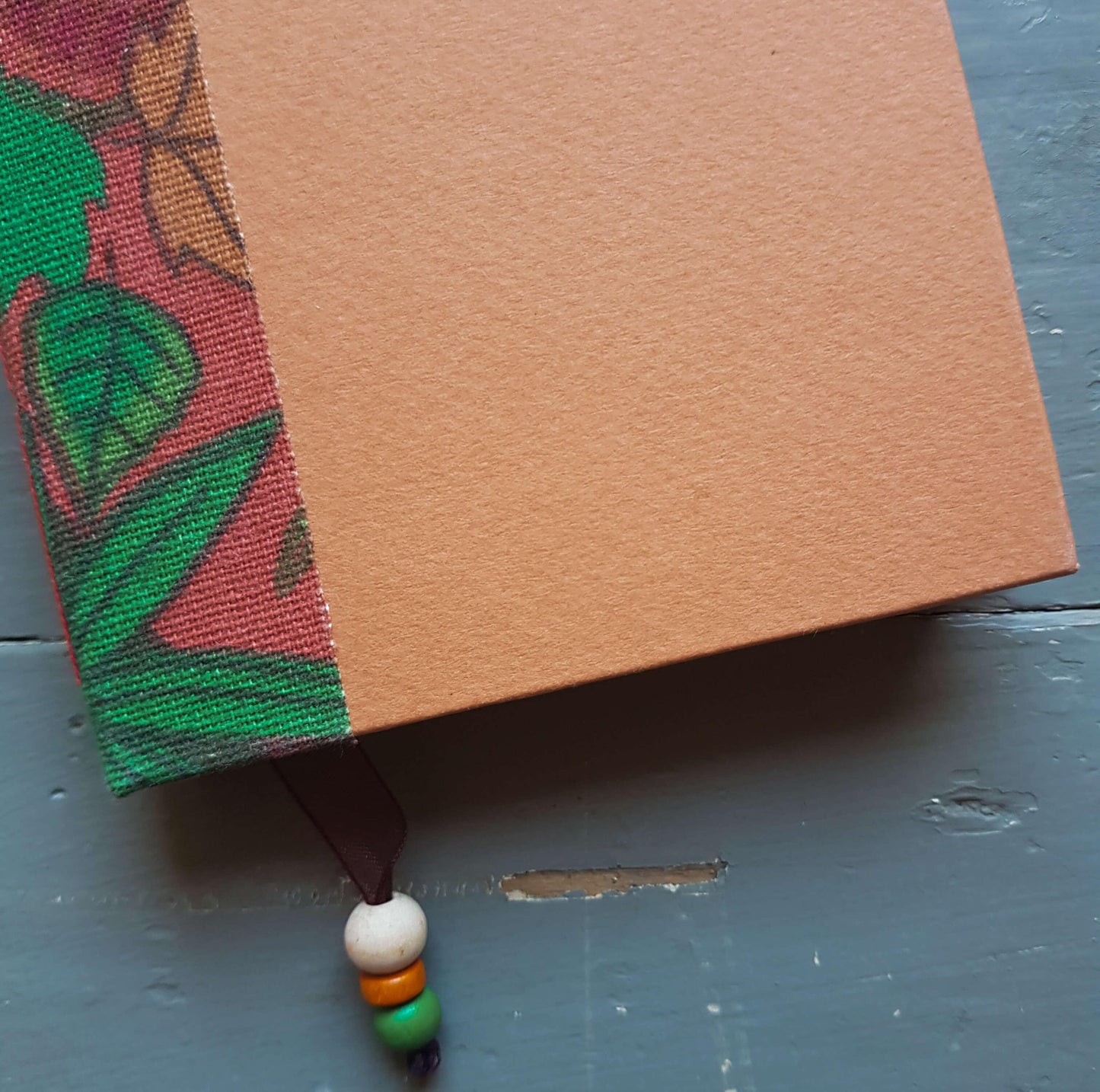 Fabric Spine Notebook Orange