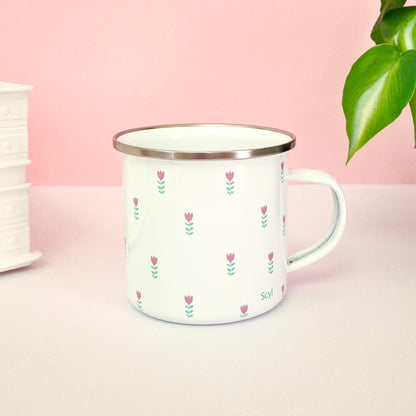 Fearless Flower - Enamel Mug