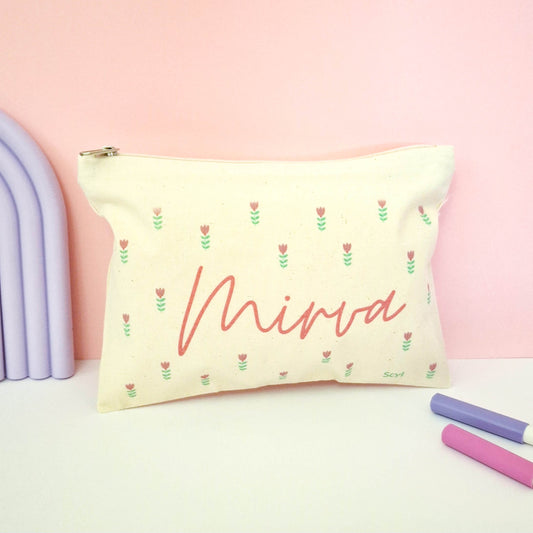 Fearless Flower Customized Pouch