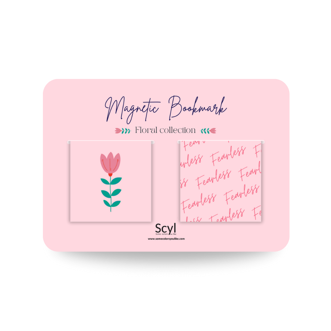 Fearless Flower Magnetic Bookmark