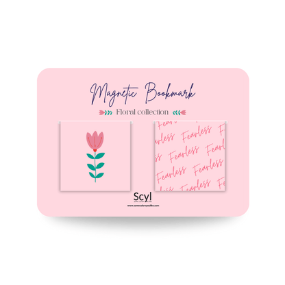 Fearless Flower Magnetic Bookmark