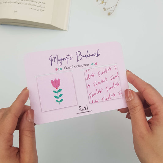Fearless Flower Magnetic Bookmark