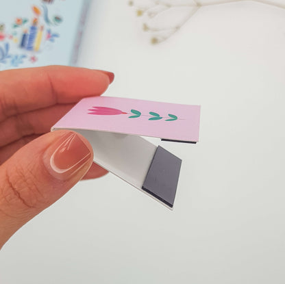 Fearless Flower Magnetic Bookmark