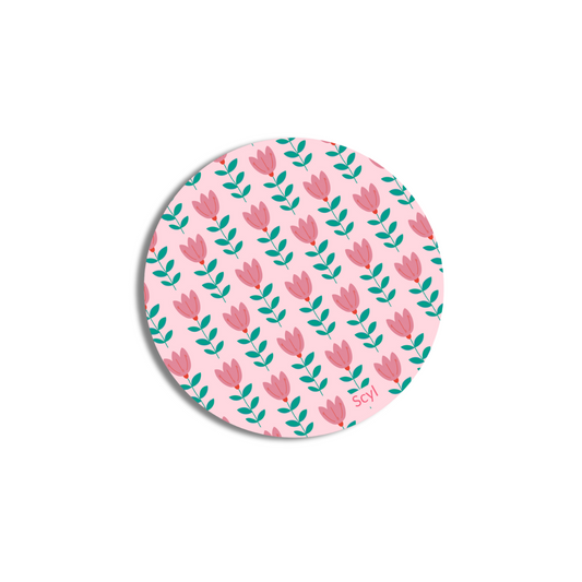 Fearless Flower Round Coaster