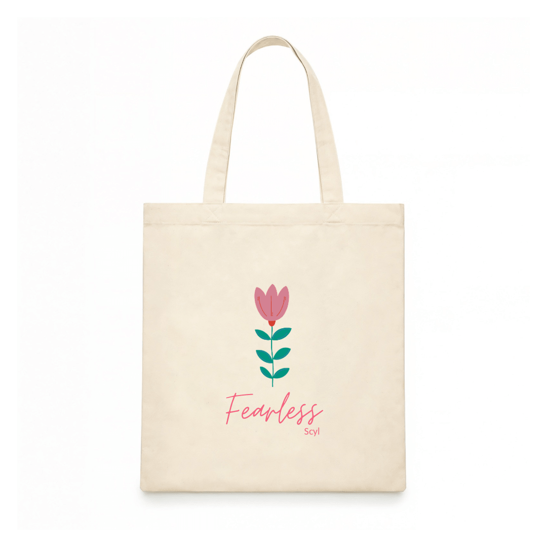 Fearless Flower Tote Bag
