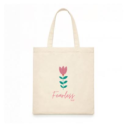 Fearless Flower Tote Bag