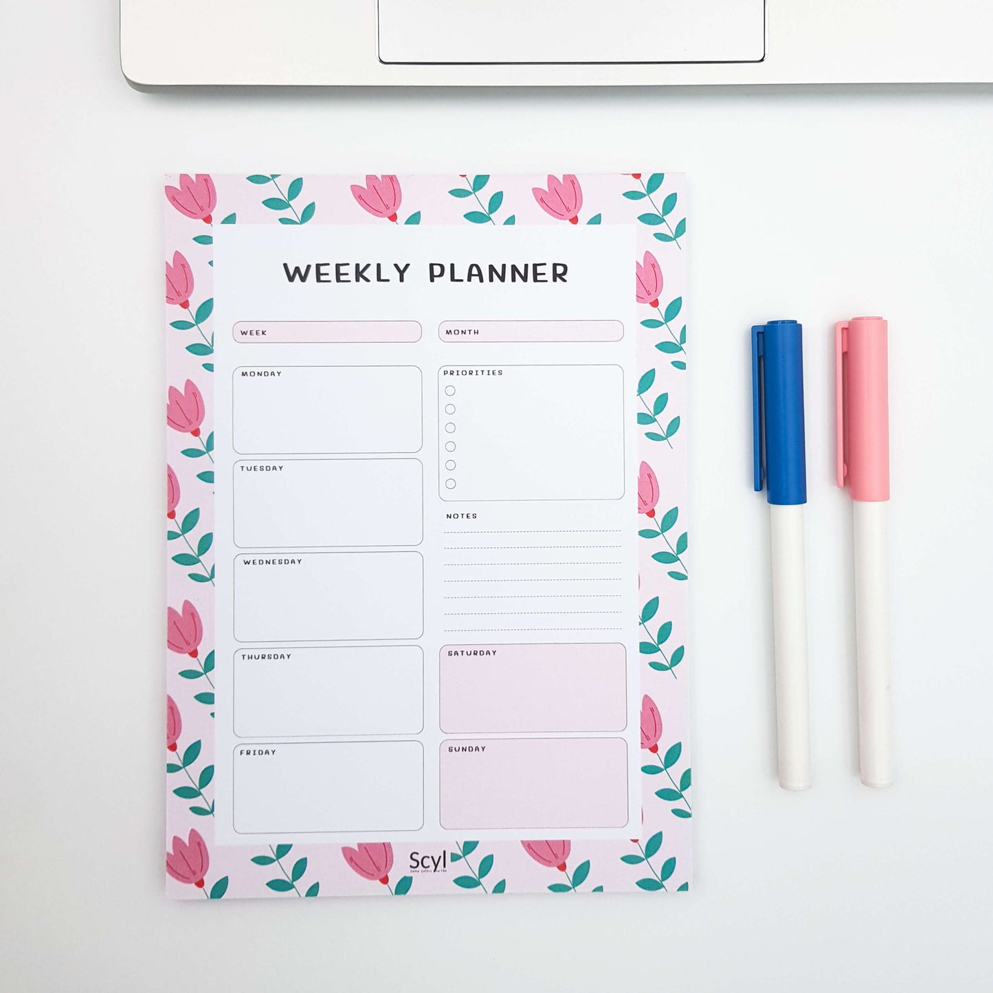 Fearless Flower Weekly Planner