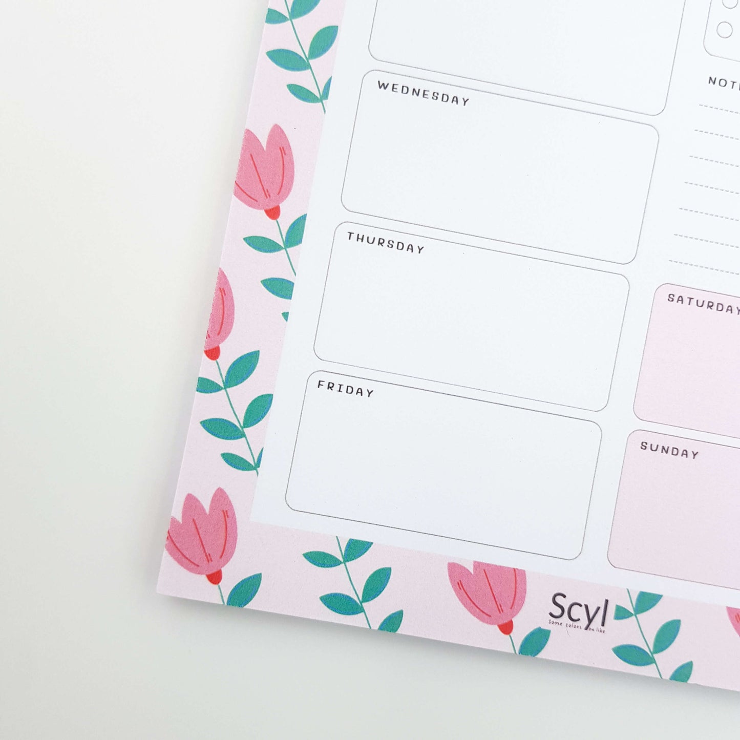Fearless Flower Weekly Planner