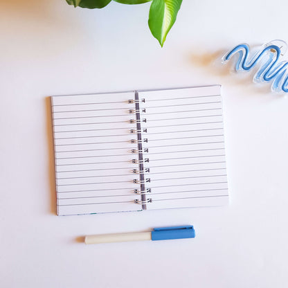 Floral Garden Notebook - Blue