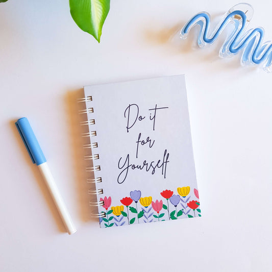 Floral Garden Notebook - Blue