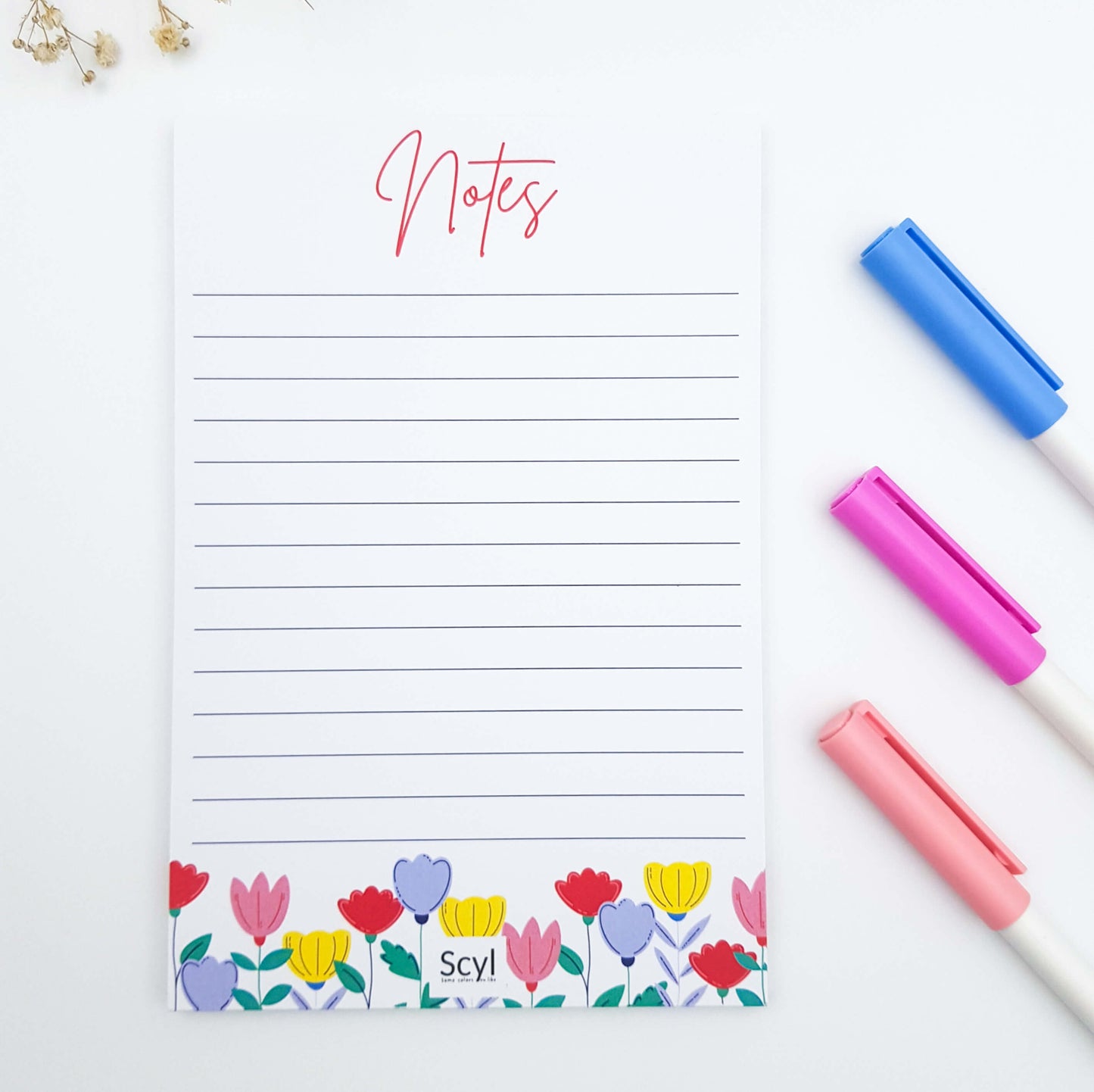 Floral Garden Notepad
