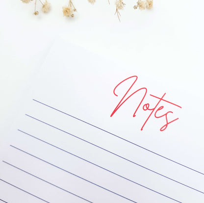 Floral Garden Notepad