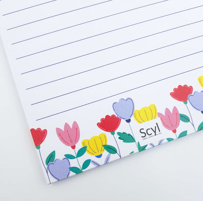 Floral Garden Notepad
