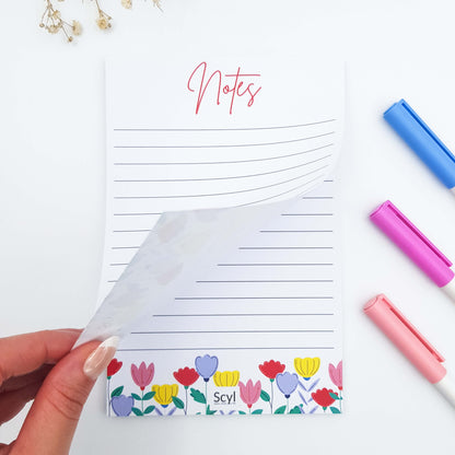 Floral Garden Notepad